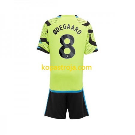 Billiga Fotbollströjor Arsenal Odegaard 8 Barn Borta tröja 2023/24 Kortärmad